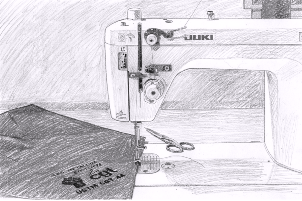 dessin machine a coudre