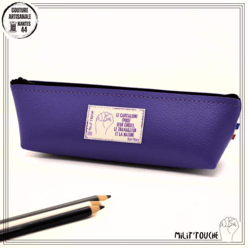 trousse lavande "le capitalisme epuise deux choses, le travailleur et la nature" karl marx