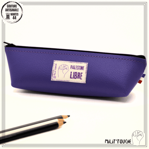 trousse lavande "palestine libre"