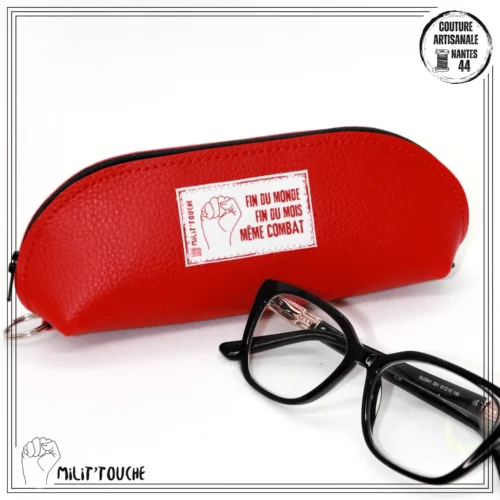 etui lunettes simili rouge fin du monde fin du mois meme combat 1